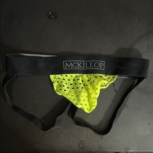 McKillop Black and Neon Yellow Jockstrap